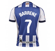 Real Sociedad Ander Barrenetxea #7 Koszulka Podstawowa 2025-26 Krótki Rękaw